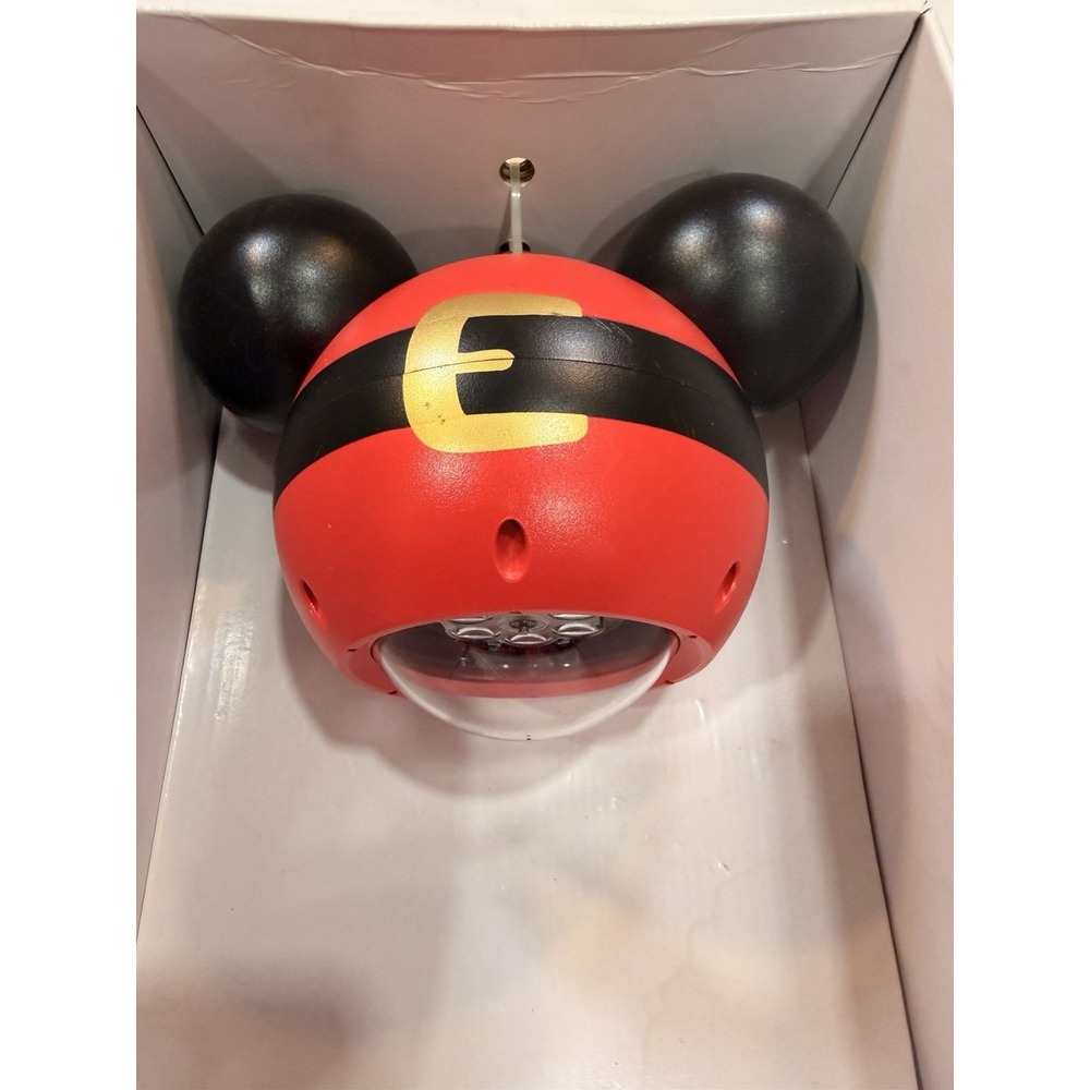 NEW Disney Magic Holiday Mickey Mouse Whirl-A-Motion LED Projection Ornament‎
